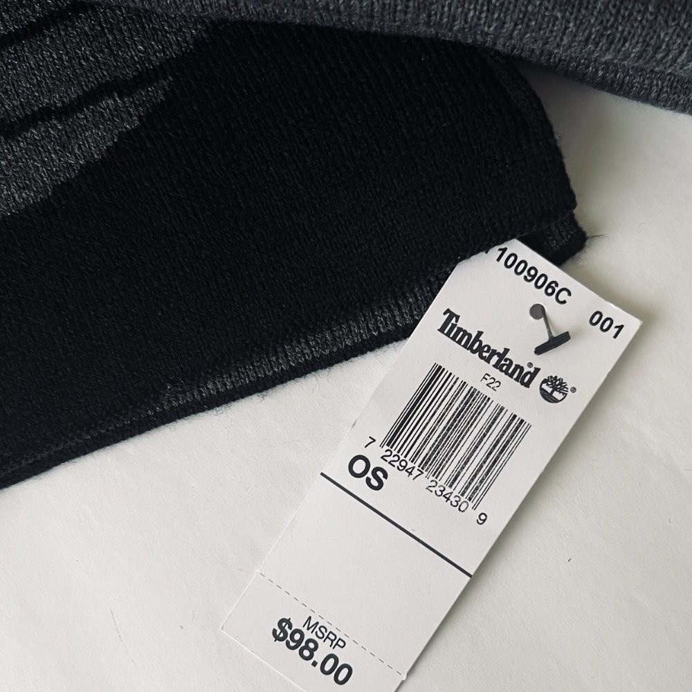 TIMBERLAND Men's Hat & Scarf Set NWT - Picture 6 of 7